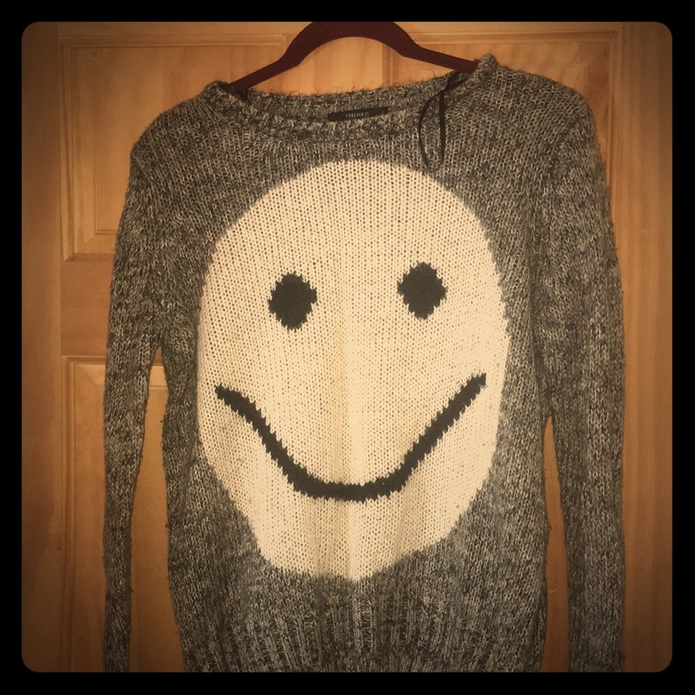 Smiley face sweater